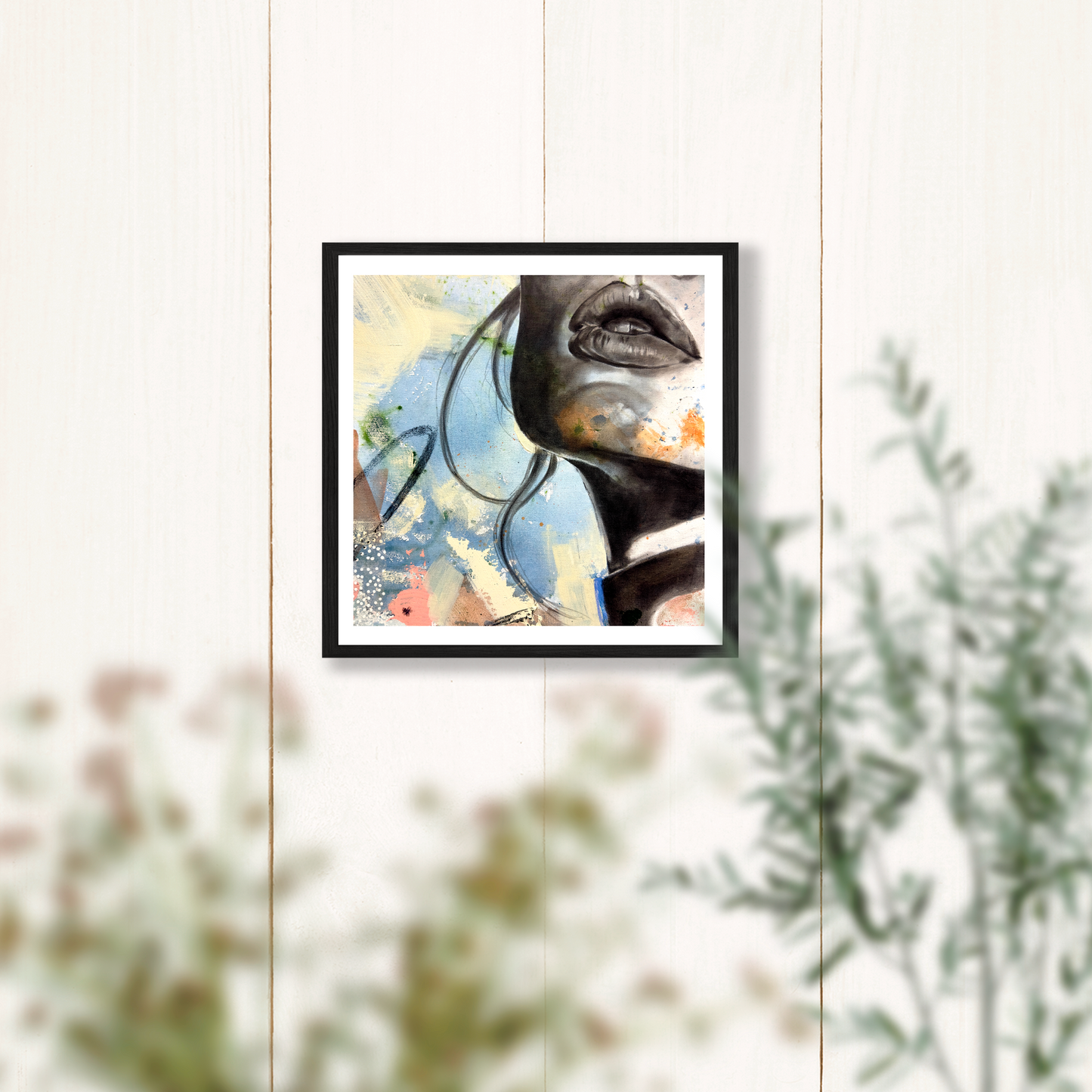 "What Remains" - Interchangable Painting Art Prints - 8x8 Inches