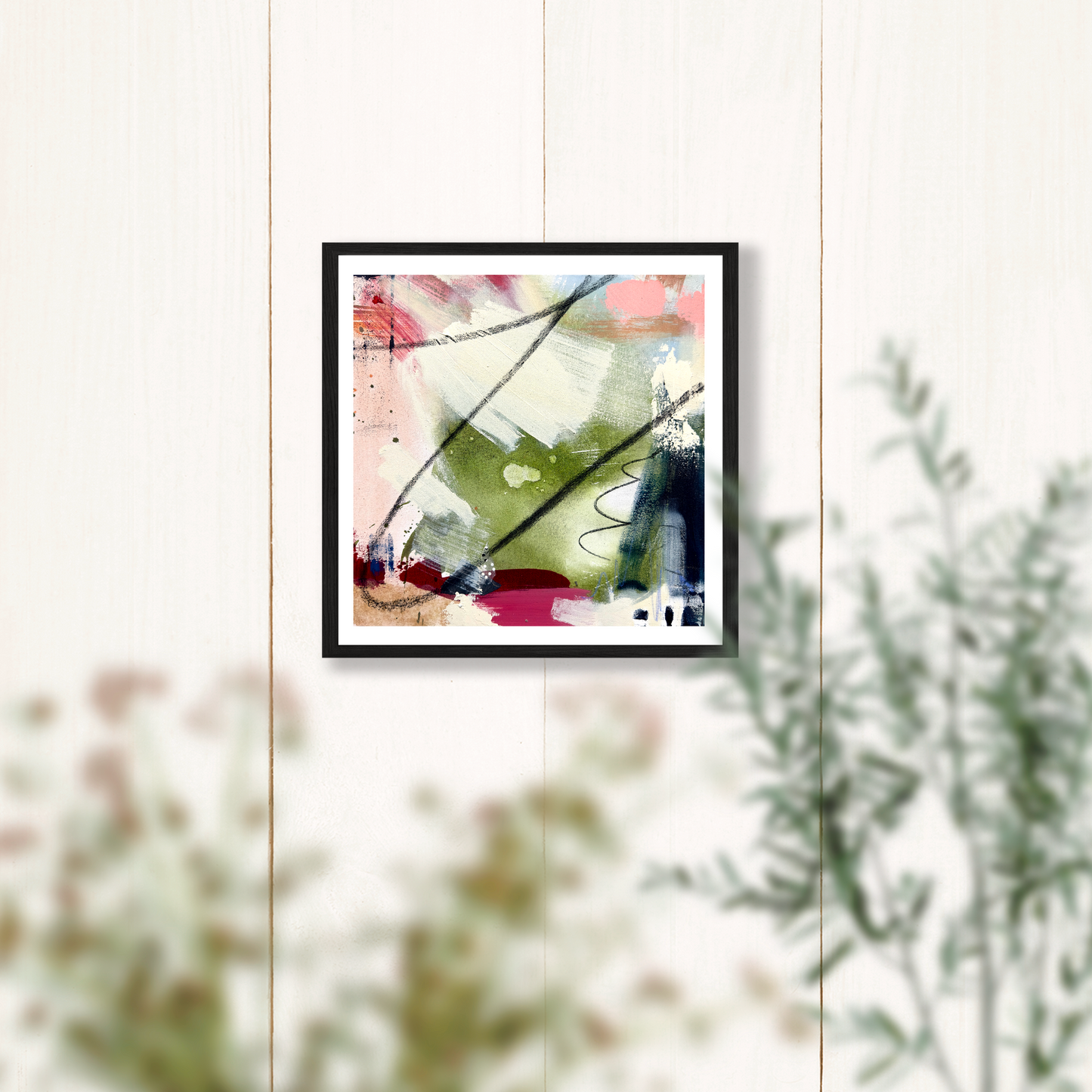"What Remains" - Interchangable Painting Art Prints - 8x8 Inches