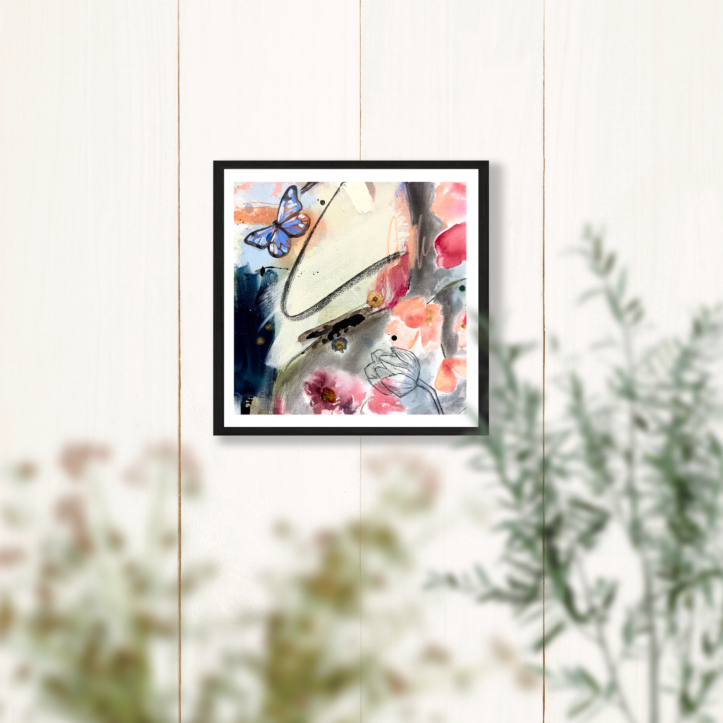 "What Remains" - Interchangable Painting Art Prints - 8x8 Inches