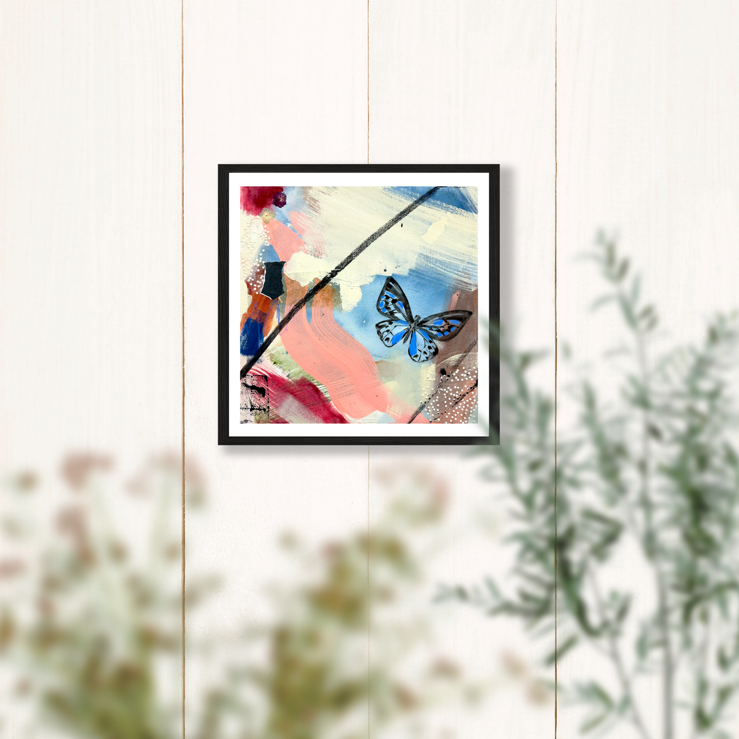 "What Remains" - Interchangable Painting Art Prints - 8x8 Inches