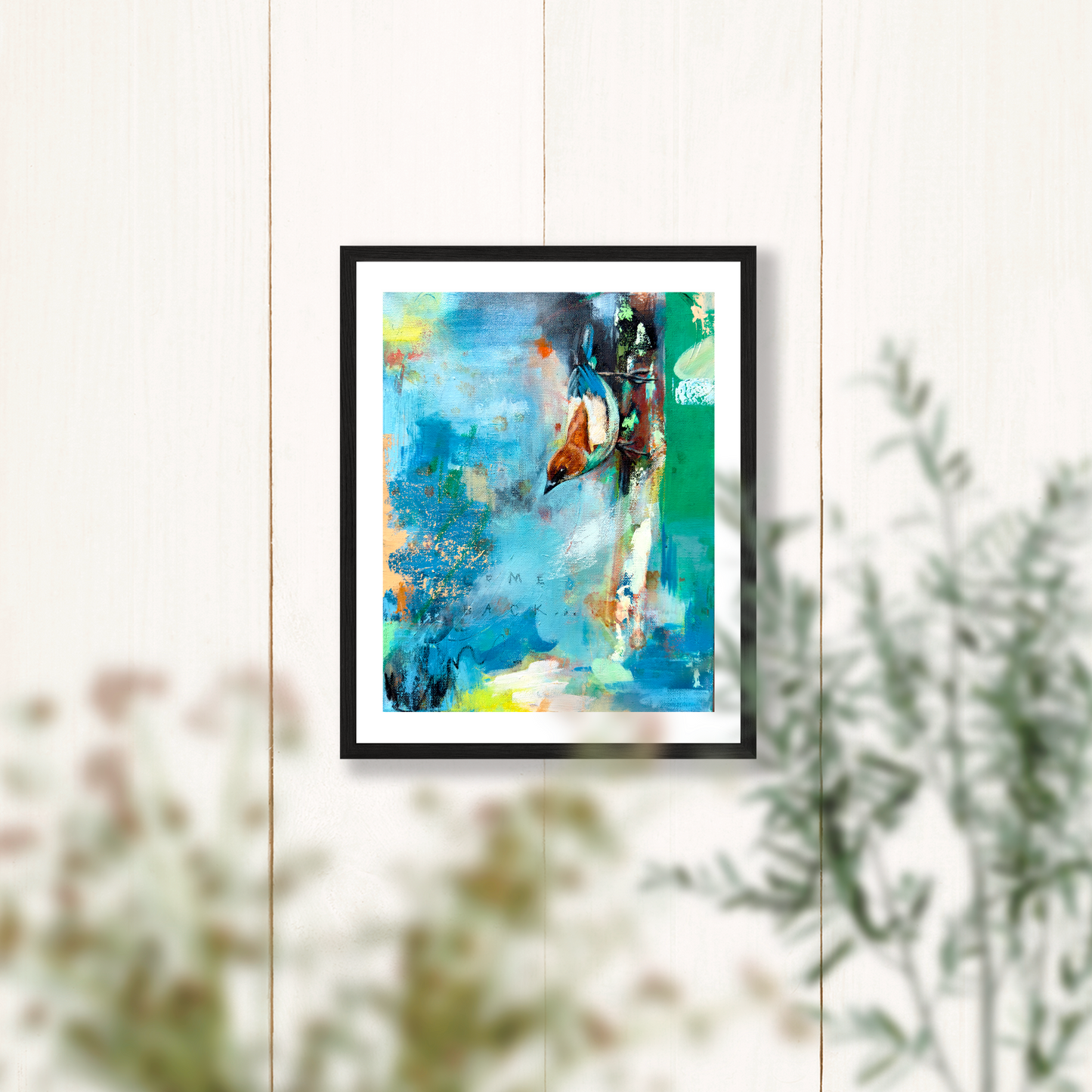"Not The Same" - Chestnut-backed Chickadee Fine Art Print - 8x10 Inches
