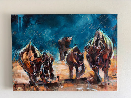 "Rampage Haven" - Bisons Original Artwork