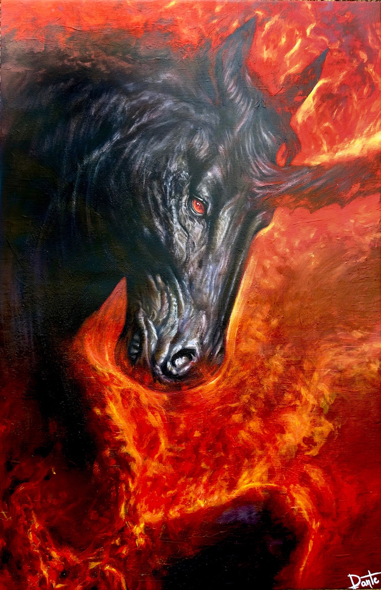 "Ashborn" - Horse Original Artwork