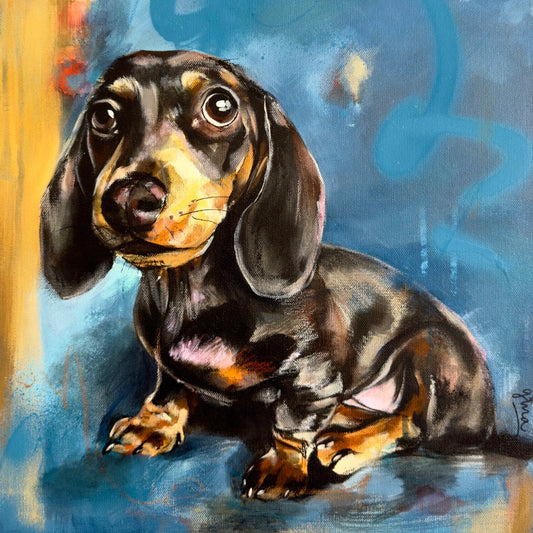 Dachshund Dog - Original Artwork