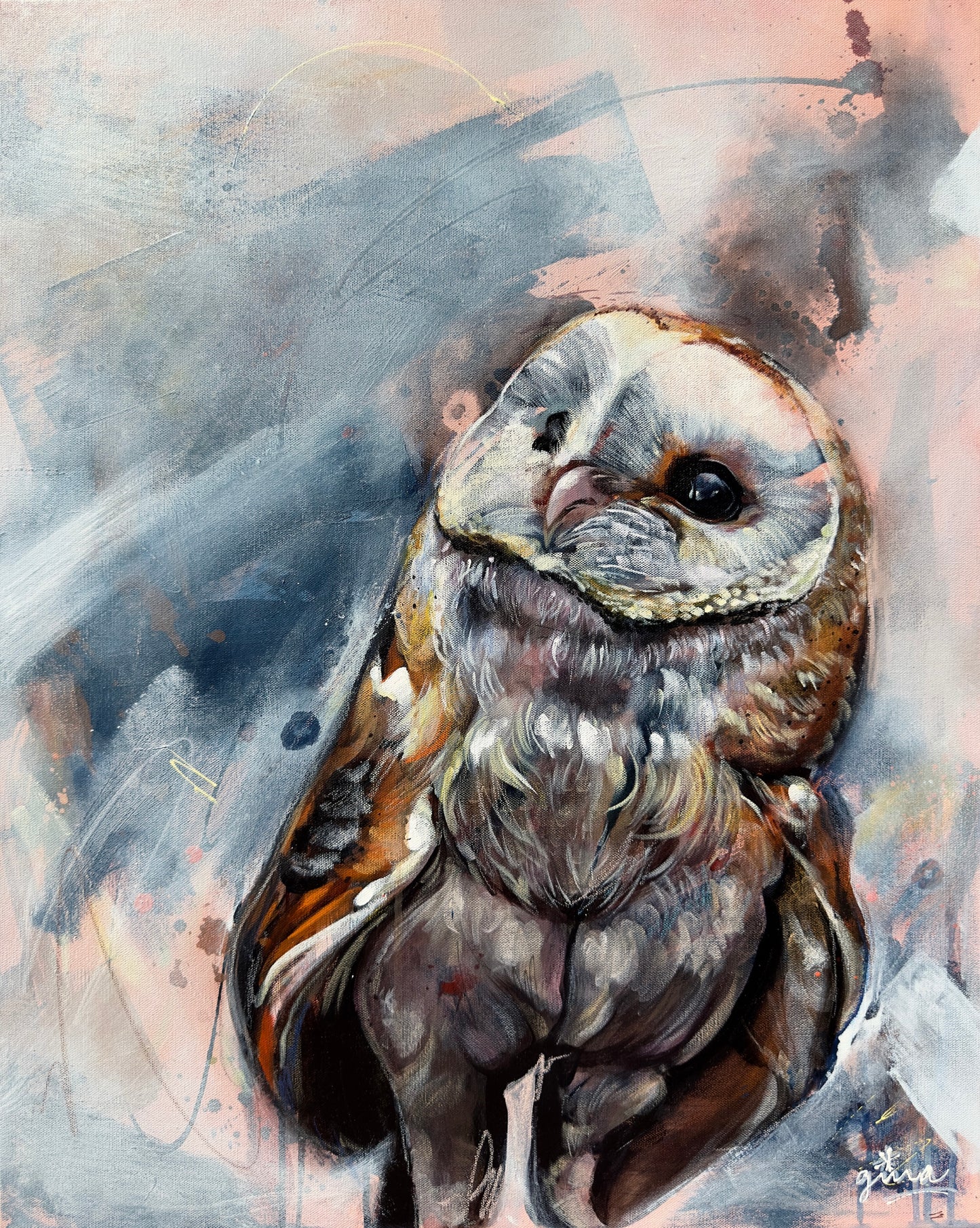 "Seraph" - Owl Original Artwork