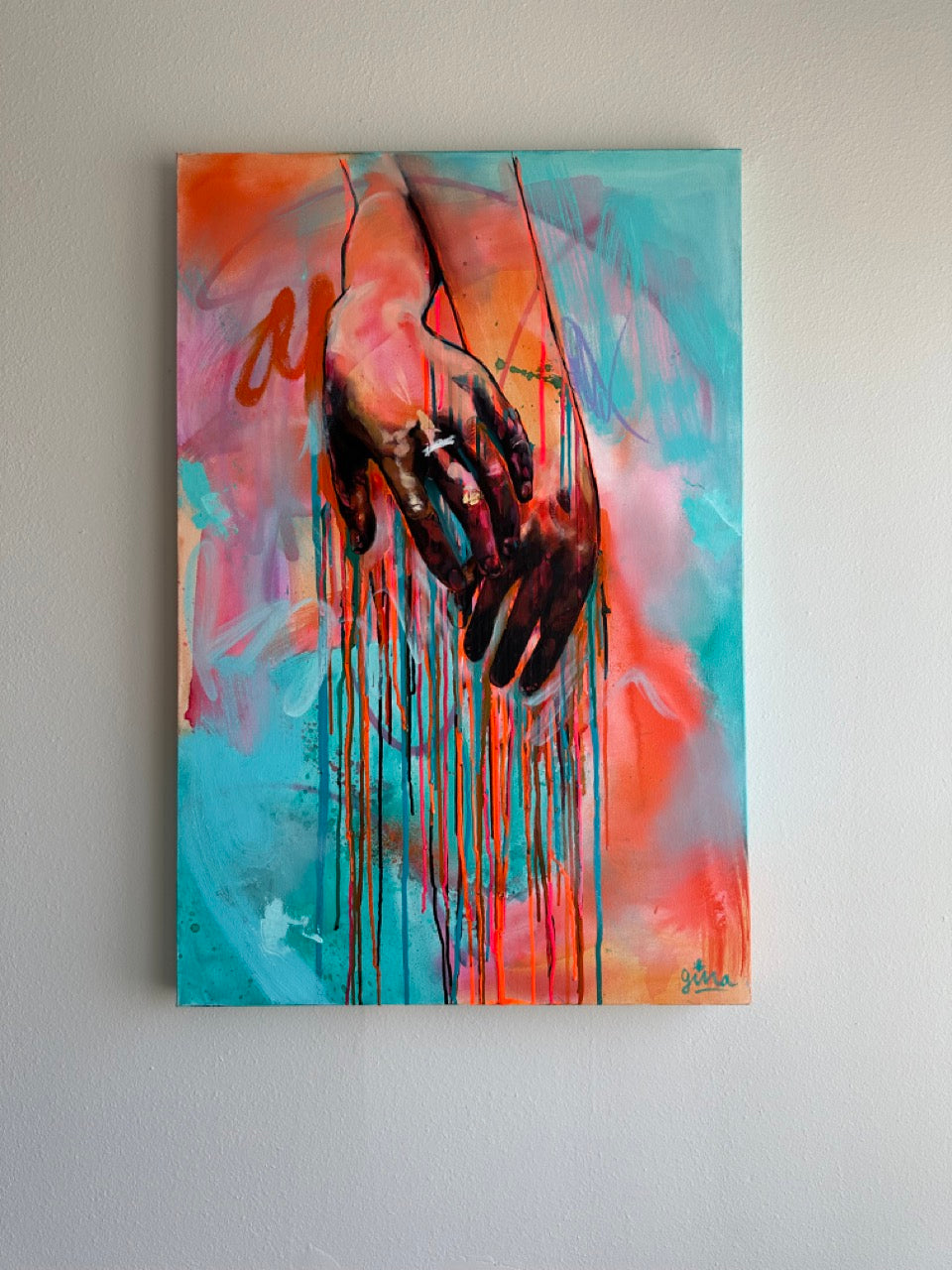 "Together" - Hands Original Artwork