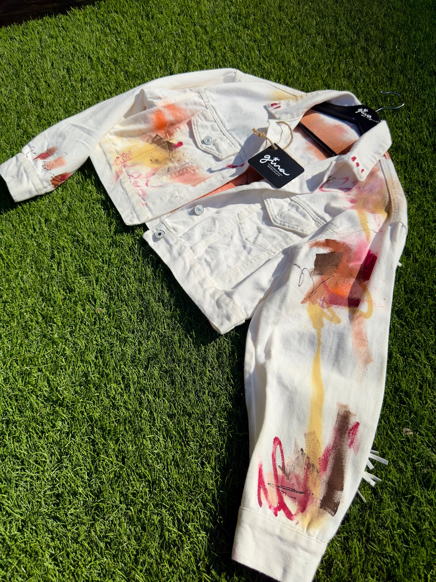Hand-painted Denim Jacket - "Spirit"