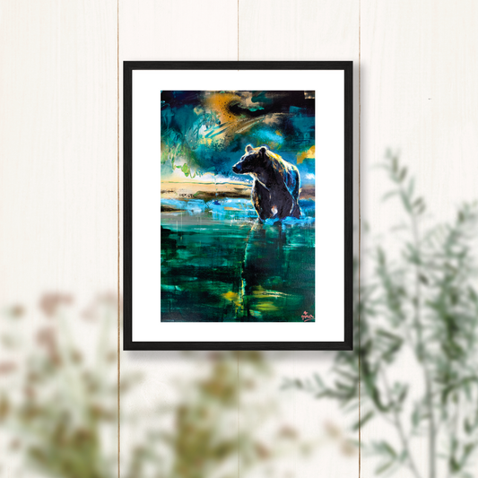 "Green Oasis" Art Print