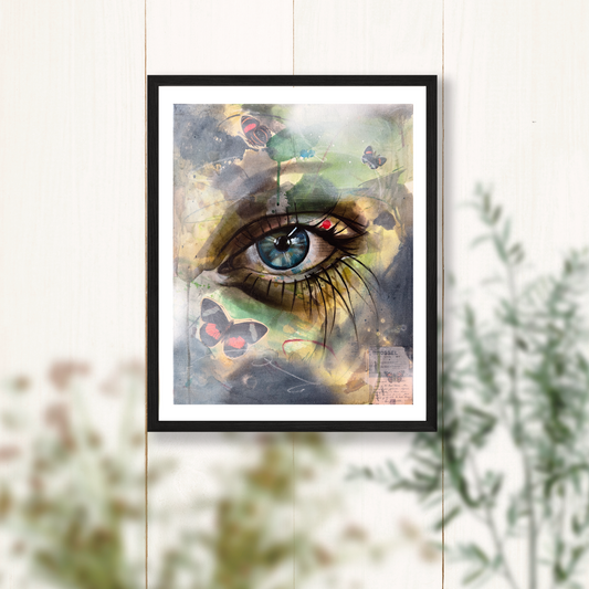 "Oasis Eye" Left Art Print
