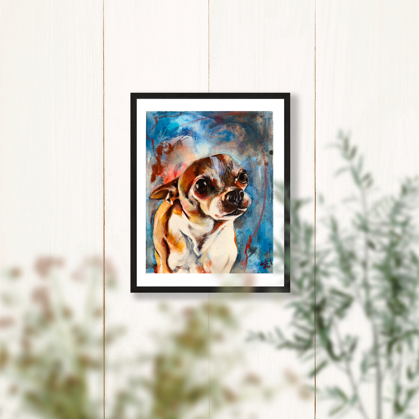 Chihuahua Portrait Fine Art Print - 8x10 Inches