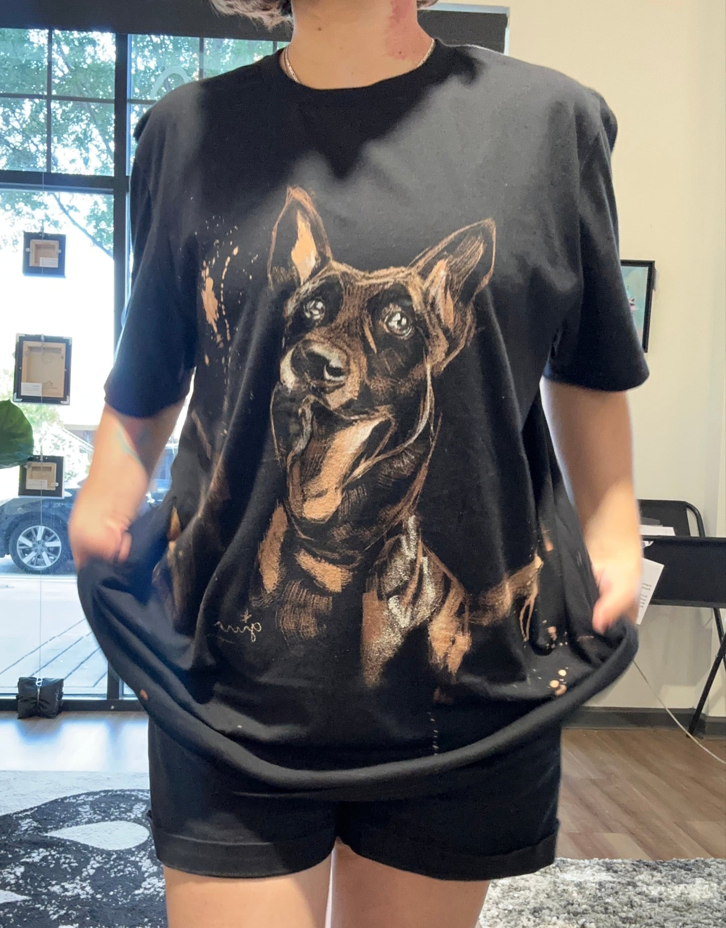 Pet Portrait T-shirt - Sketch