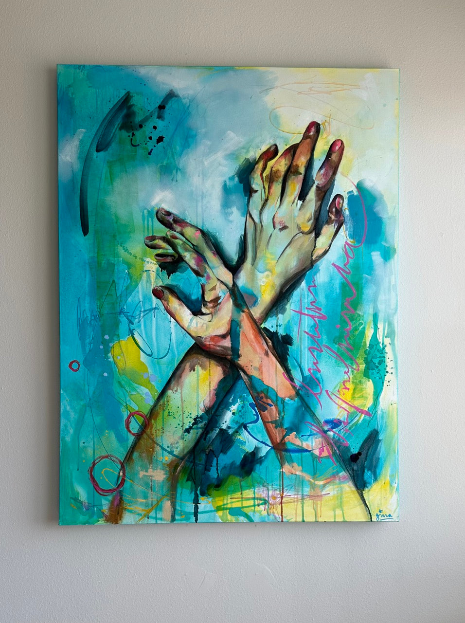 "Hope" - Hands Original Artwork