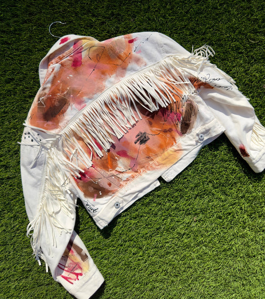 Hand-painted Denim Jacket - "Spirit"