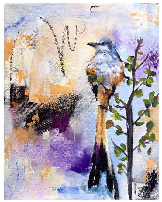 "On The Edge" - Bird Original Artwork