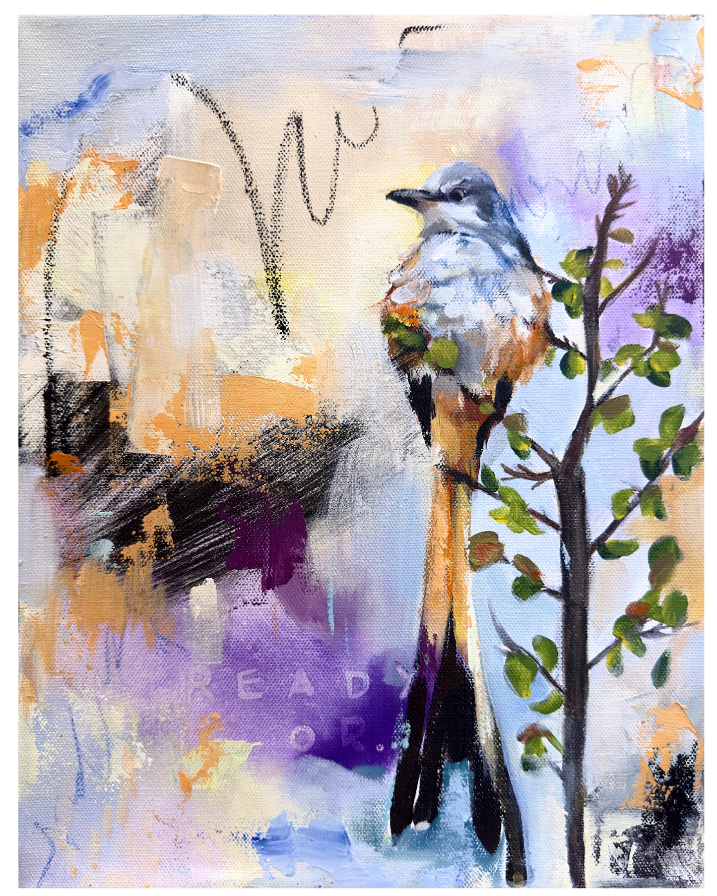 "On The Edge" - Bird Original Artwork